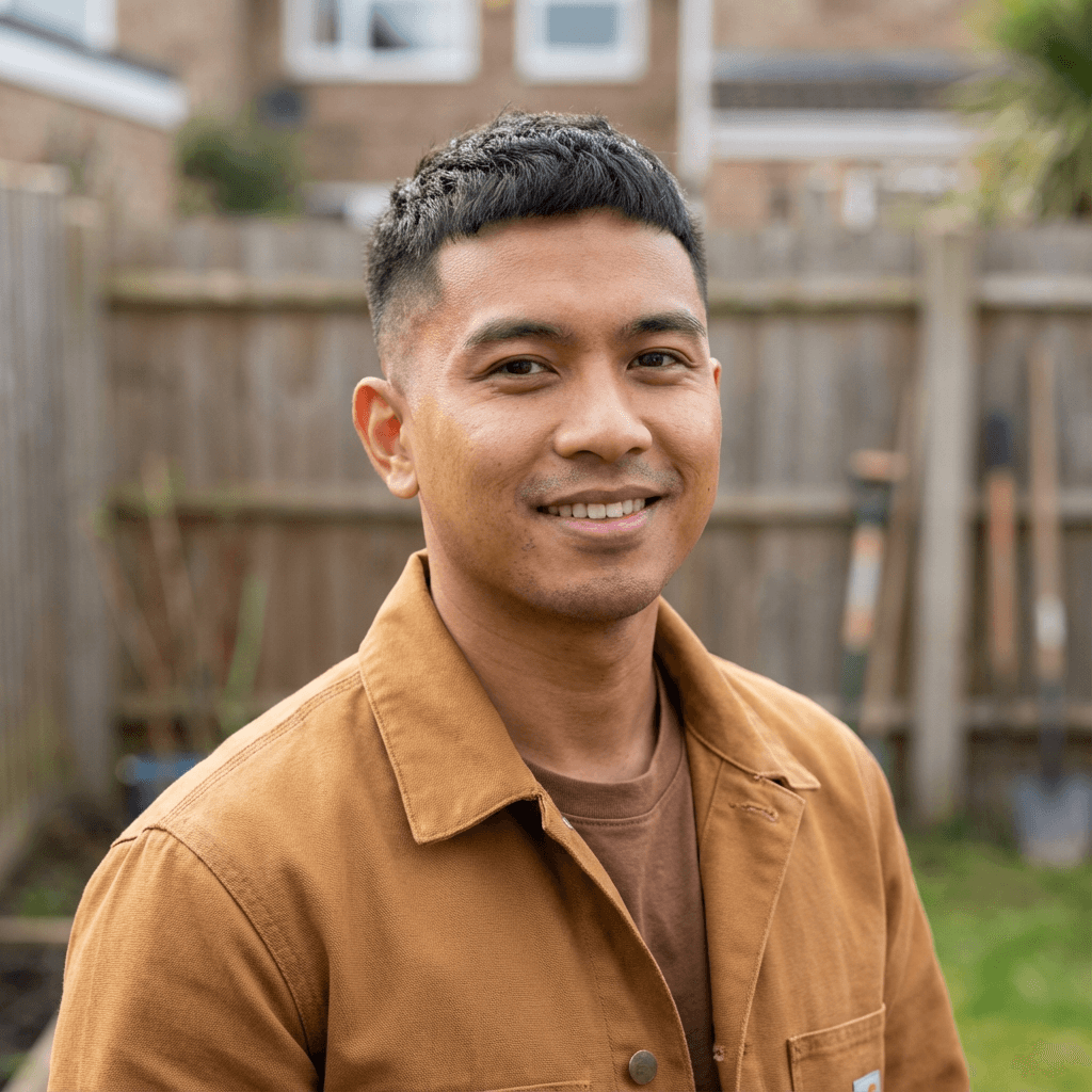 Male general contractor in his early 40s, White, professional and authoritative demeanor appropriate for construction industry